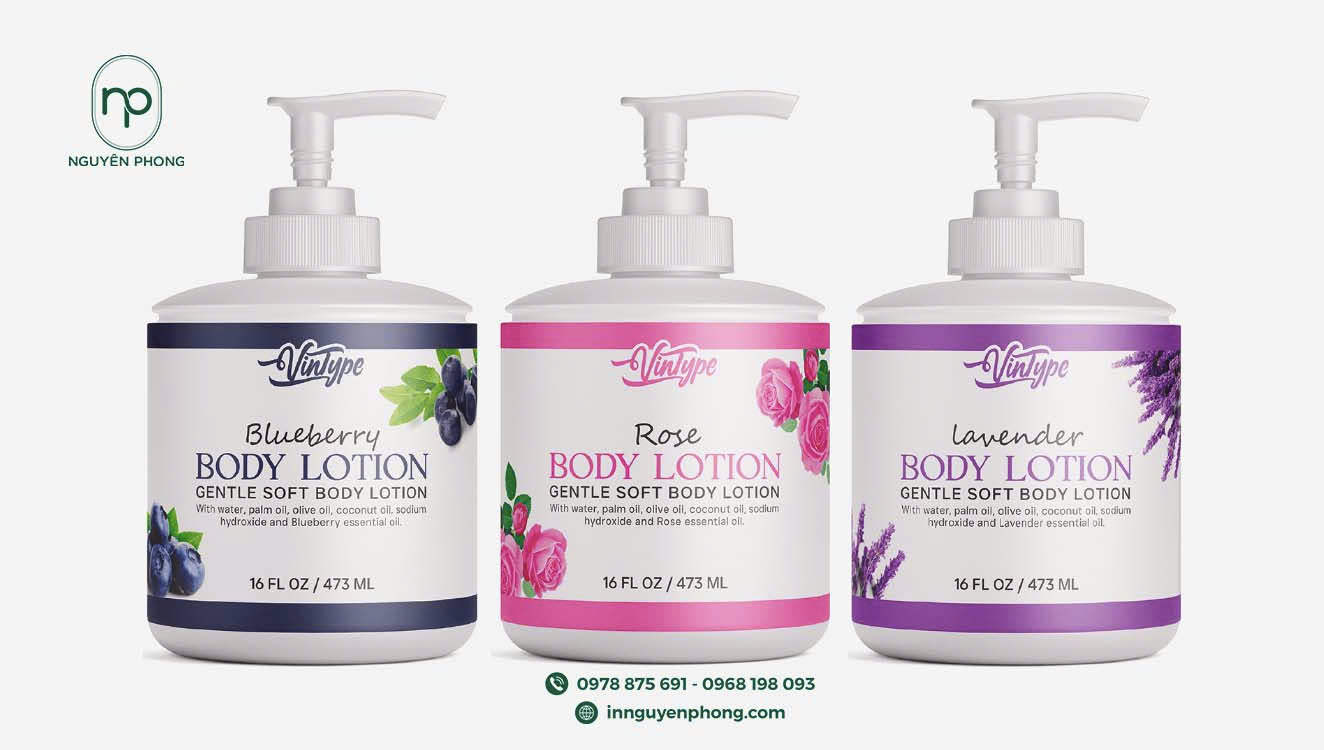 Các mẫu tem kem body mang hơi hướng cổ điển, tạo cảm giác hoài niệm.